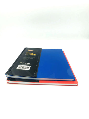 Spiral Notebook - B5 size - 55 Sheets