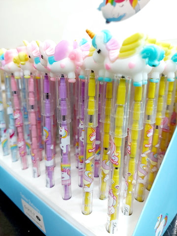 Unicorn Fancy Bullet-Sikka Pencil Multi Color For Kids