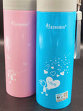 Hot And Cold Resistant Stainless Steel Vacuum Flask Water Bottle Pink And Blue